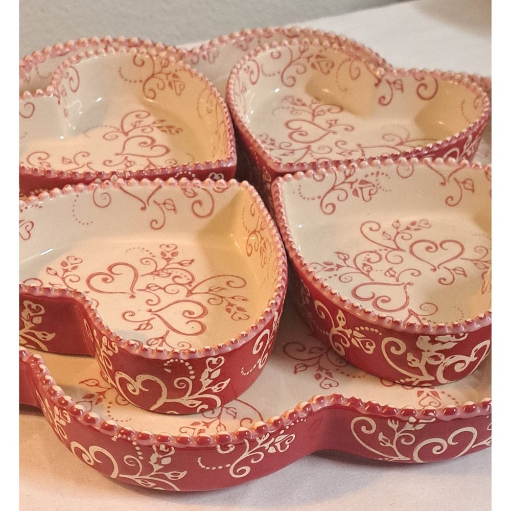 Temp-tations by Tara Floral Lace Romance 5-Piece Baker & Ramekin Set - Picture 4 of 11